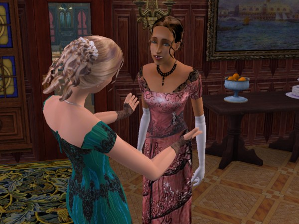 Dorothy greets Cecily