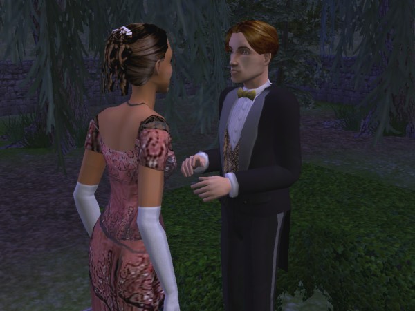 James confronts Cecily