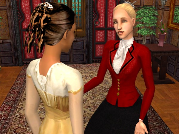 Dorothy greets Cecily