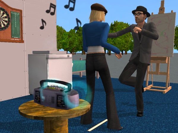 They dance