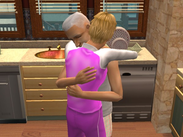 Delaney and Juan embrace