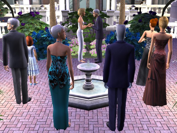 The family attends the wedding