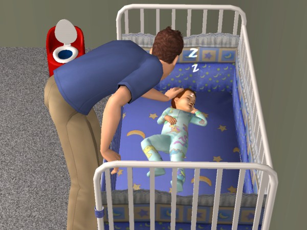 Leo tucks Devin into bed