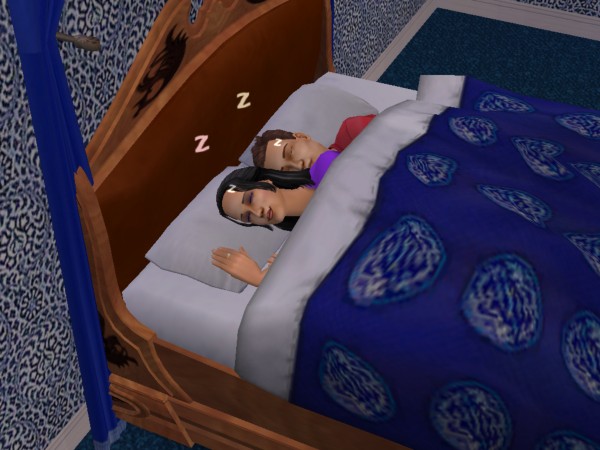Devin and Kaylynn sleep happily