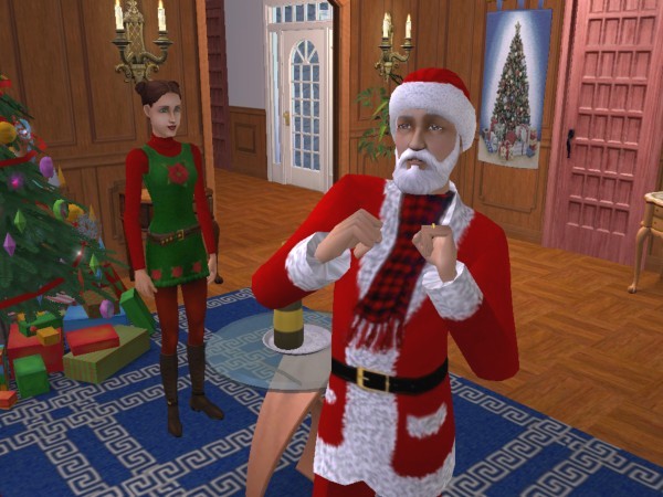 Santa arrives