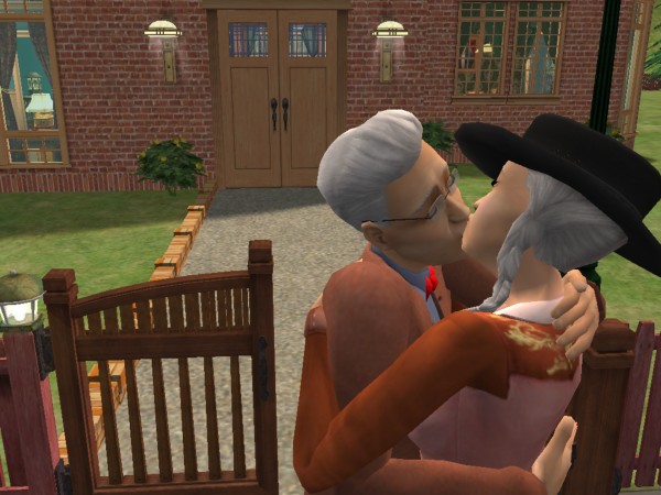 Liam greets Pearline with a kiss